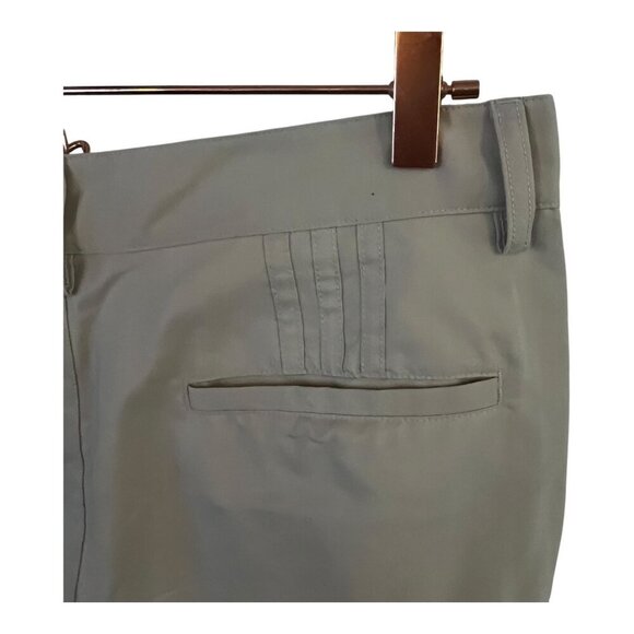 Adidas Golf Pants Mens ClimaLite Size 32x32 Beige Straight Leg ZIP Fly Golfing - Picture 9 of 9